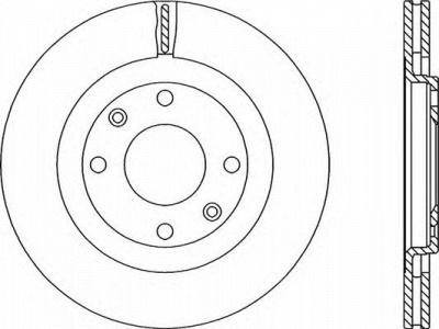 OPEN PARTS bdr110620 -  Тормозной диск